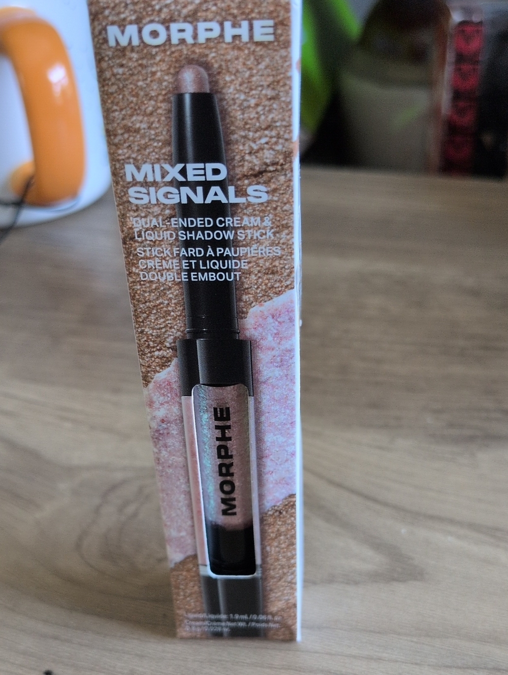Morphe Mixed Signals Dual-Ended Cream & Liquid Shadow Stick — Rose Gold